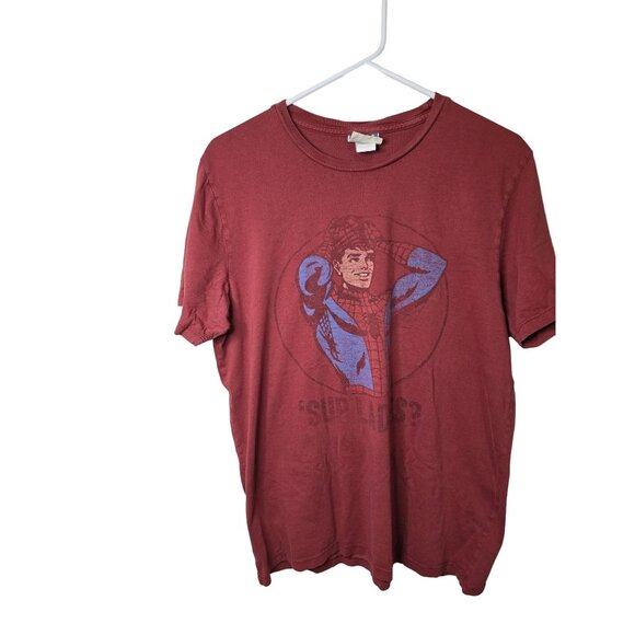 Spiderman 'Sup Ladies Junk Food T-Shirt Medium - Picture 1 of 3
